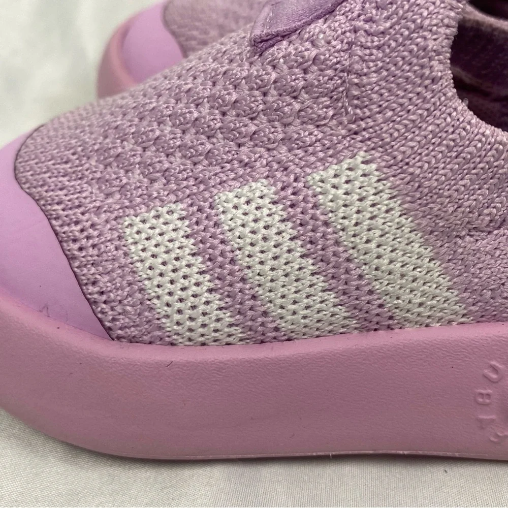 Adidas Baby Girl Kids Pink Slip-On Sneakers Size 5K - Picture 9 of 16